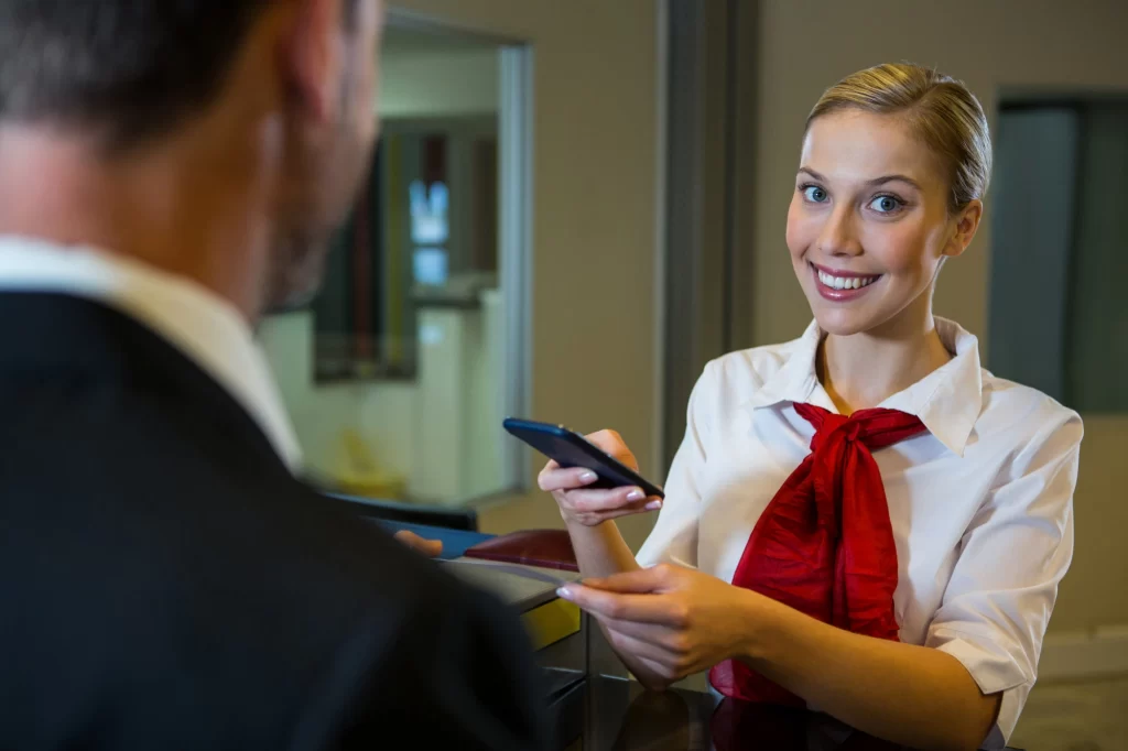 How Office Concierge Services Support Modern Commercial Buildings | Boss Serve Professional office concierge services welcoming visitors at a commercial building in Yorkshire and Humber